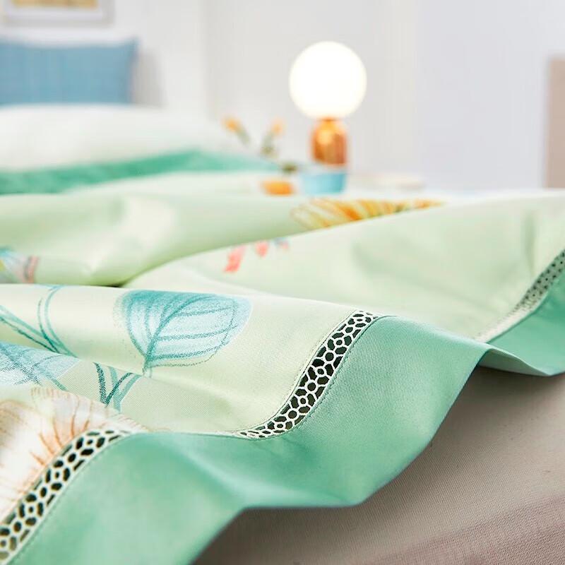 Tangna Tencel Cotton Summer Quilt - Breeze Leaf Design