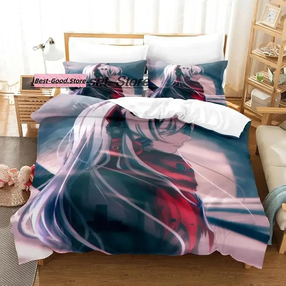 GRAY RAVEN PUNISHING Lucia Bedding Set Single Twin Full Queen King Size Bed Set Aldult Kid Bedroom Duvetcover Sets Anime
