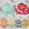 Gradient Frosted Glass Beads: 8mm Handmade DIY Jewelry Accessories for Bracelets & Necklaces In Mixed Colors & Styles.