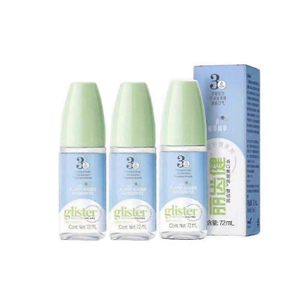 3X Amway Glister Collutorio Concentrato - Collutorio - 72 ML
