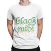 Indie Graphic 100 Cotton TShirt Black Midi Tops Tees For Unisex
