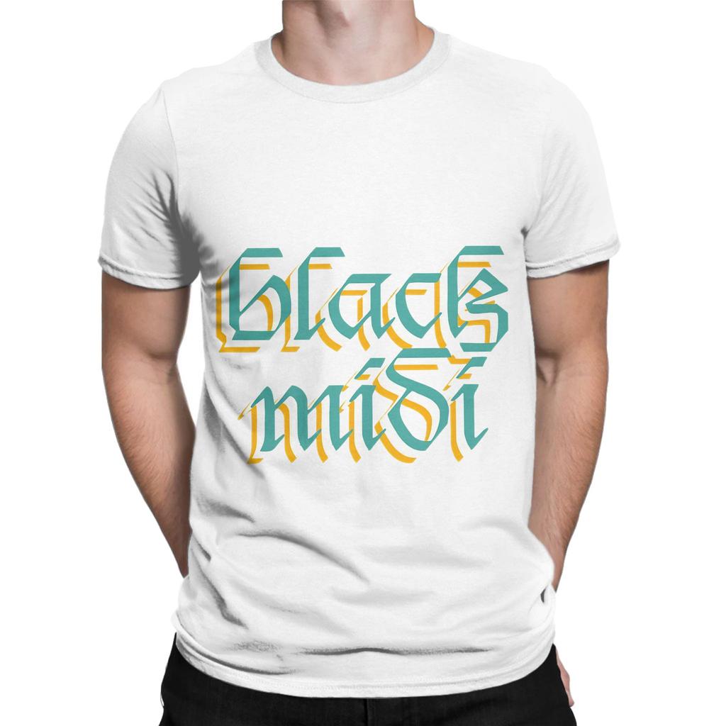 Indie Graphic 100 Cotton TShirt Black Midi Tops Tees For Unisex