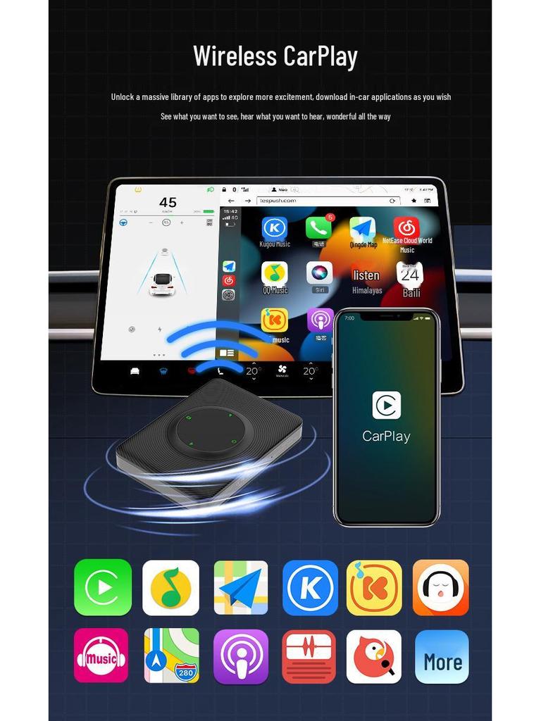 Carlinkit: Modernizați ecranul original al mașinii dvs. la CarPlay wireless și Android Auto.