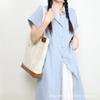 Simple Denim Shoulder Bag, Commuter Bag, Large-capacity Waterproof Bag, Shopping Bag