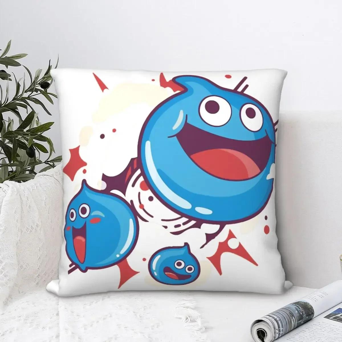 

Boingburg Throw Pillow Case Dragon Quest Brave Role Playing Game Backpack Coussin Case DIY Printed Kawaii For Chair Decor, 66x66cm