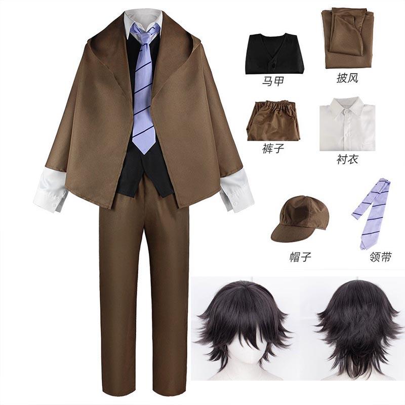 Edogawa Ranpo Cosplay Kostým Detektivní Uniforma Oblek Edogawa Rampo Oblečení S Kloboukem Pro Halloween Comic Con