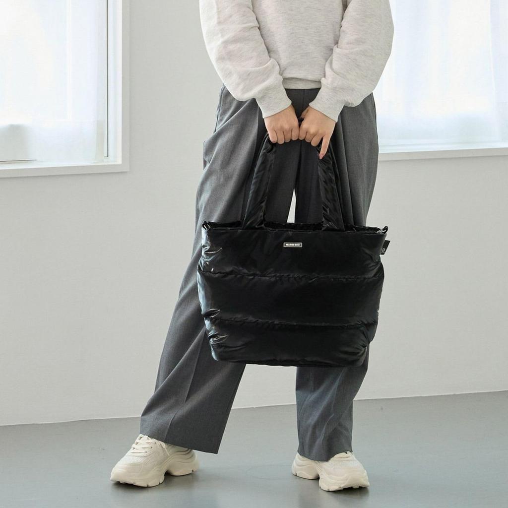 Tote Shoulder A4 Feather Feather Roo [Rootote] Women's Bag, Bag, Size, Filled, FE.Medium.Modern-A (02 Silver)