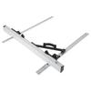 Table Saw Fence Set Black Silver Aluminum Alloy with Fine Adjustment Knob 800mm/1000mm