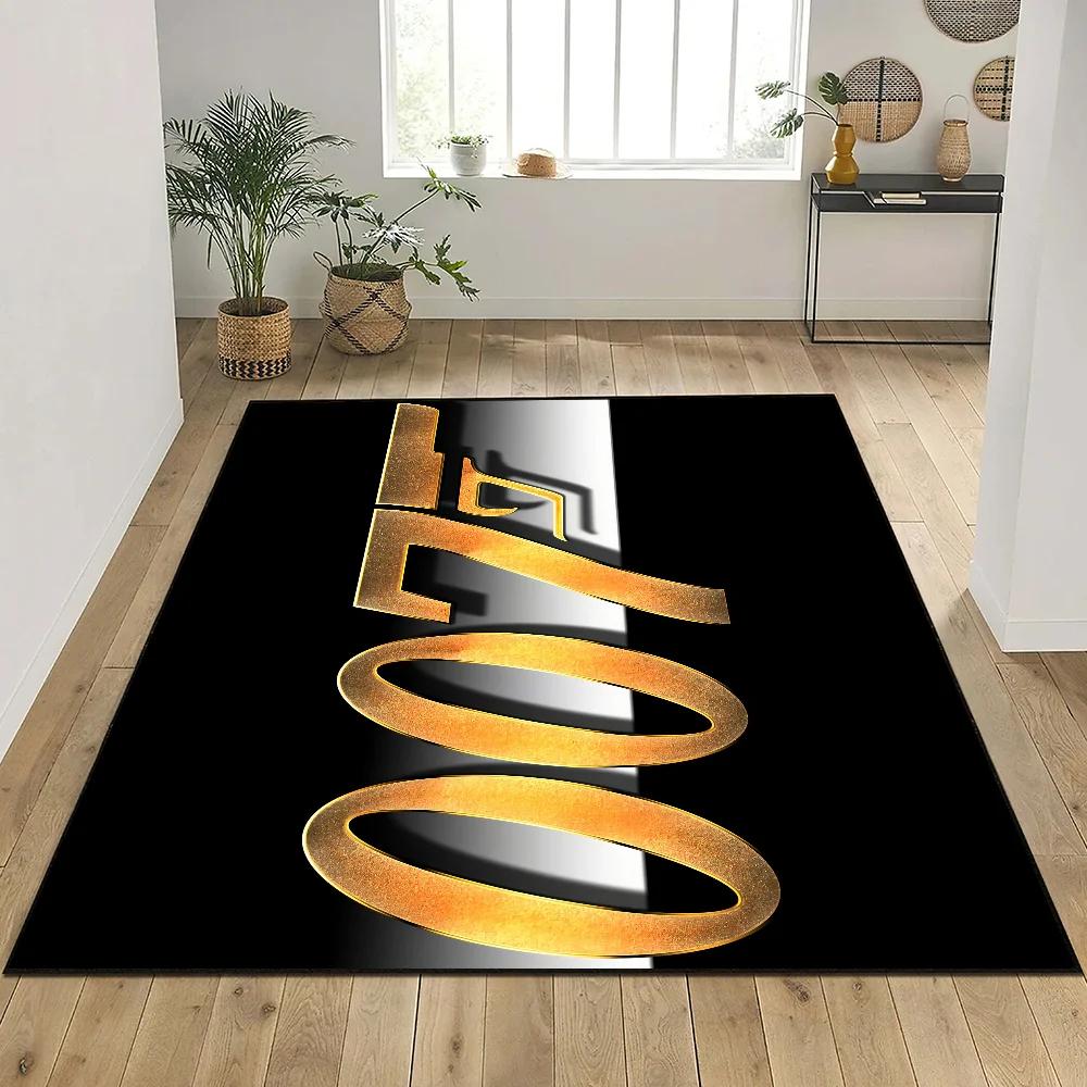 J-James B-Bonds-Agent Suspense Door Mat Entrance Non-slip Washable Kitchen Carpet Living Room Hallway Rug Bathroom Decoration
