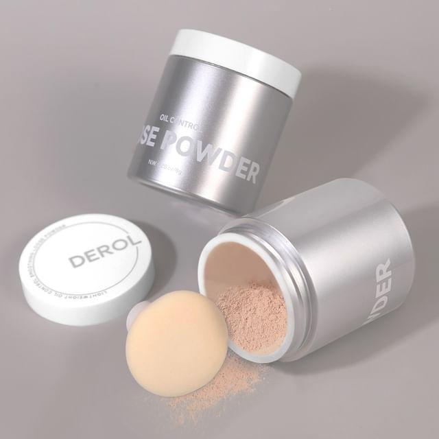 DEROL - Light Cloud Oil Control Loose Powder - 5 Colors #01 Natural