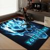 1PC Custom Name Skull Art Theme Floor Mat Ideal for Living Room, Game Rooms, Office, Bedroom,Floor Mat Playful Design