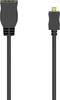 Hama Germany Cable HDMI™ Adapt., Type-D (Micro) Plug-Type-A Socket, Ethernet,gold-plated