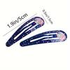high quality20-50pcs New Basic Girl Print BB Clips Fashion Bangs Hairpins Cute Teardrop Hair Accessories Side Clips