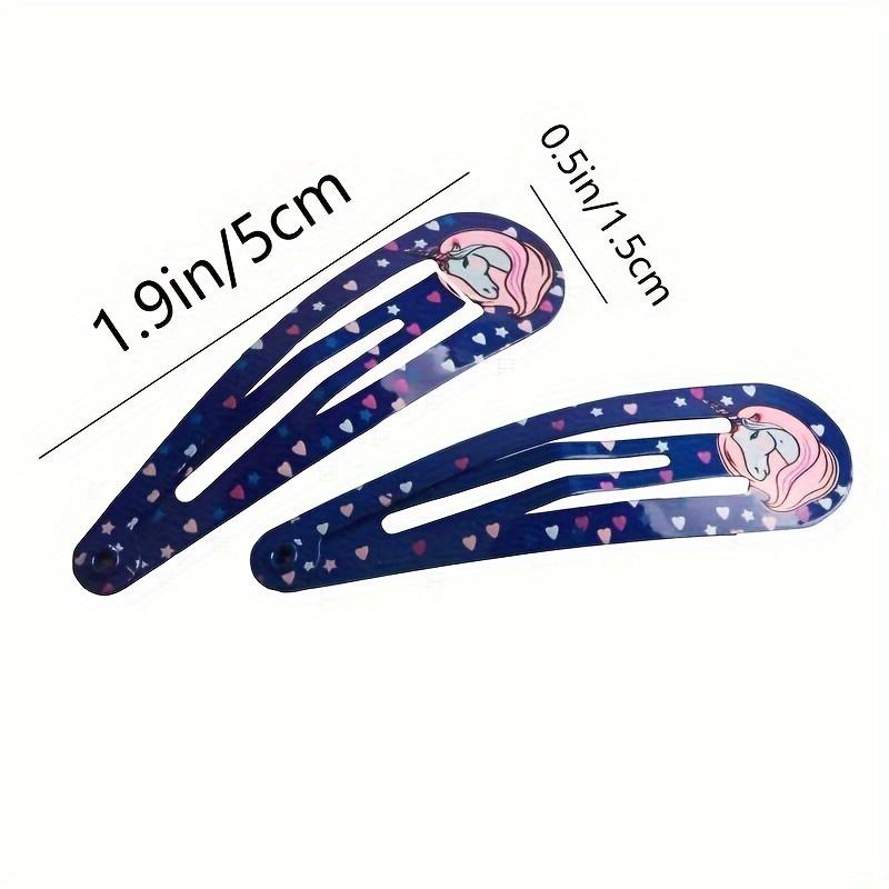 high quality20-50pcs New Basic Girl Print BB Clips Fashion Bangs Hairpins Cute Teardrop Hair Accessories Side Clips