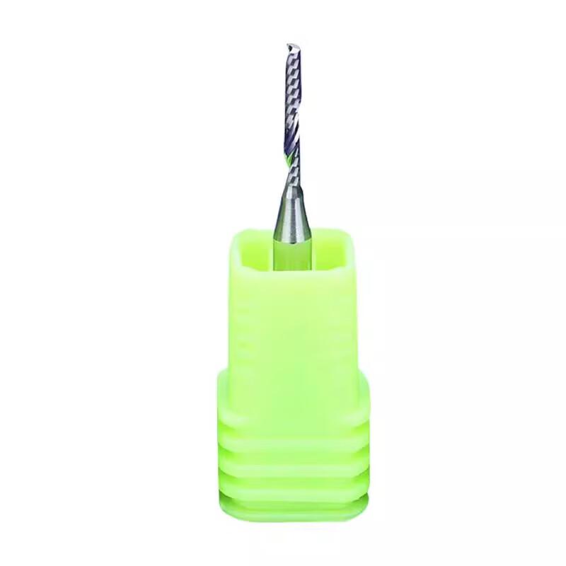 Puwei Right-Hand Single Flute Spiral Milling Cutter CN plug (adapter included)