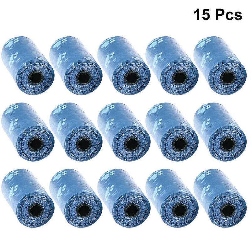 Poop Bags for Dogs Pet Owners Random Color 15 Pieces Per Roll