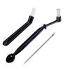 Wooden Handle Coffee Brush Set Plastic Coffee Machine Cleaning Brush Coffee Brushes  Cleaning Tools