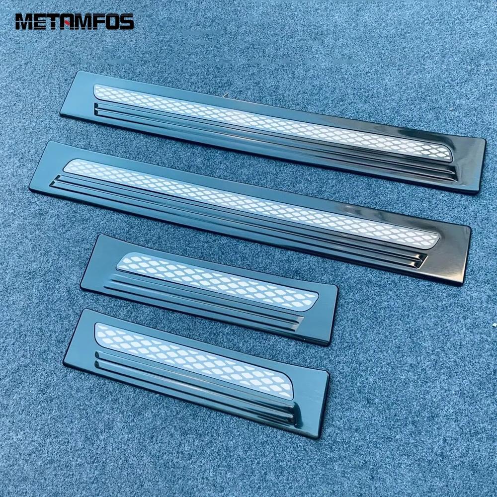 For Mitsubishi Outlander -2025 2026 Stainless Outer Door Sill Scuff Plate Entry Guard Welcome Pedal Accessories Car Styling