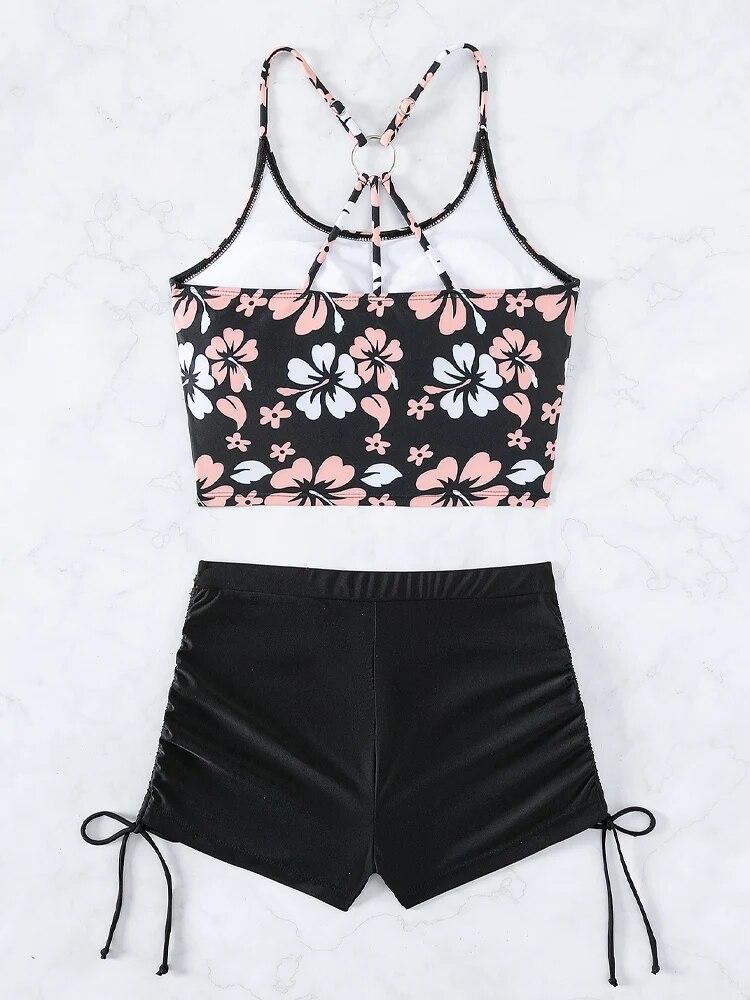 Vigoashely 2024 Sexy Black Strapped Bikini Set High Waist Push UP Swimsuit Women Backless Swimwear Biquinis Summer Bathing Suit