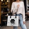 Creative Cracked Pattern Tote Bag Fashion Large Capacity Casual Handbag for Daily Shopping Travel Use