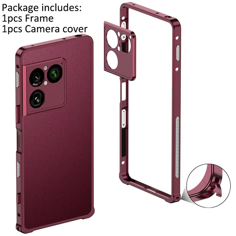 For Sony Xperia 1 VIII Detachable Metal Camera Protect Ultra-Thin Case For Sony Xperia1 VIII Metal Frame Shockproof Cover Bumper