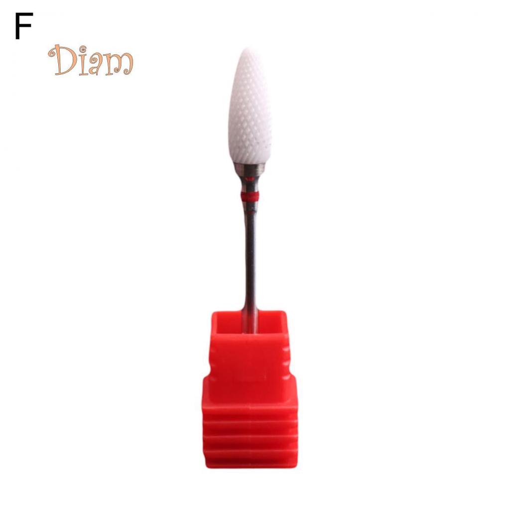 Sbs Head Ceramic Grinding Nail Art Drill Bit Polish Cuticle Manicure Machine Cutter
