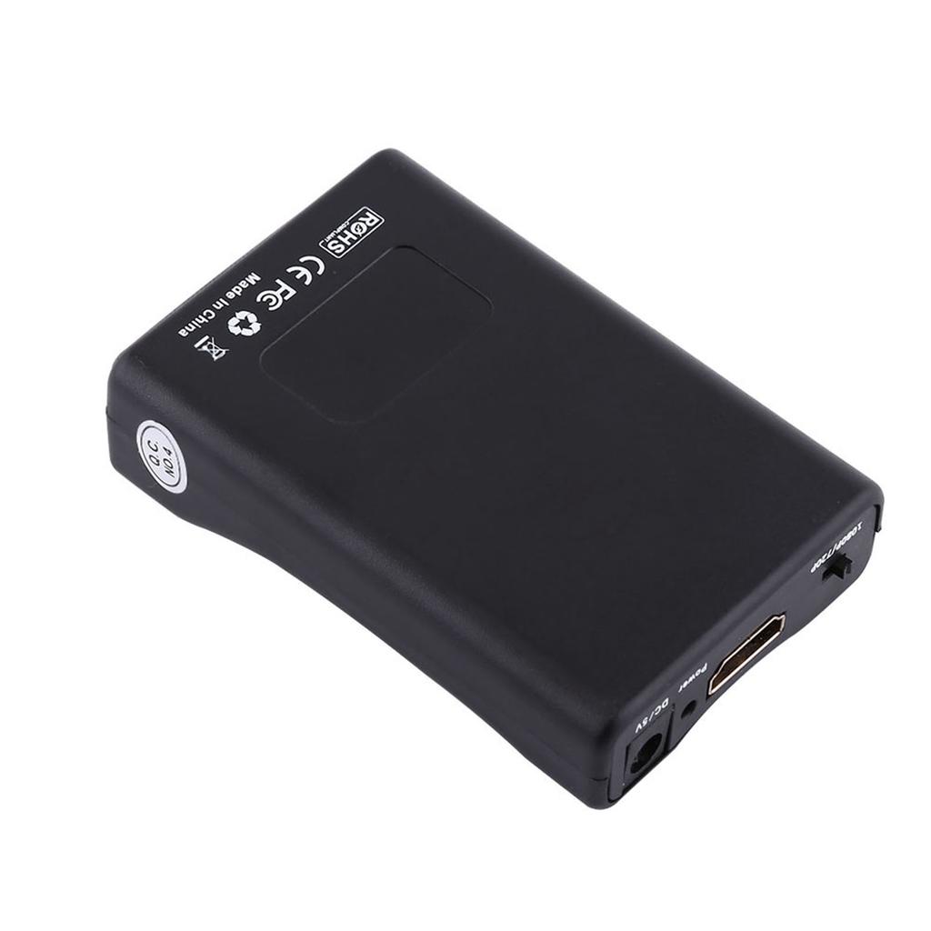 Scart To HDMI Audio Video Converter Scaler Adapter 720P 1080P With USB Cable