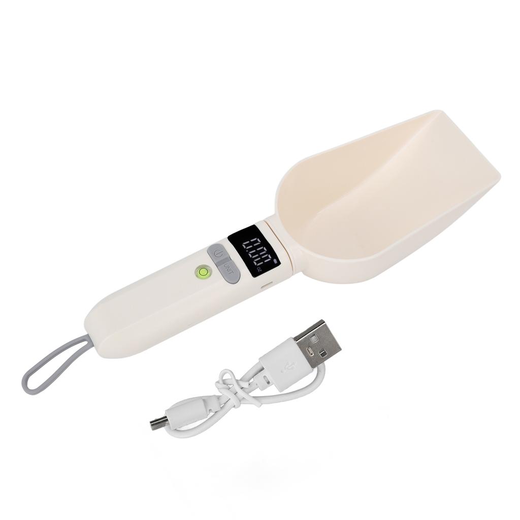 Pet Weighing Spoon Food Grade High Accuracy Detachable Digital Spoon Scale for Pet Food