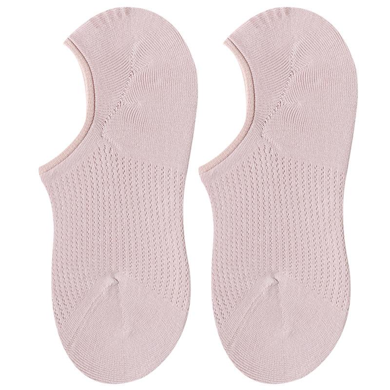 Women's Spring and Summer Mesh Boat Socks, Antibacterial Boneless Socks, Shallow-mouthed Invisible Socks, Short Cotton Socks