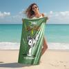 Snoopy Strandtuch Outdoor Camping Strandtuch für Urlaub Schwimmen Freibad Saugfähiges Badetuch