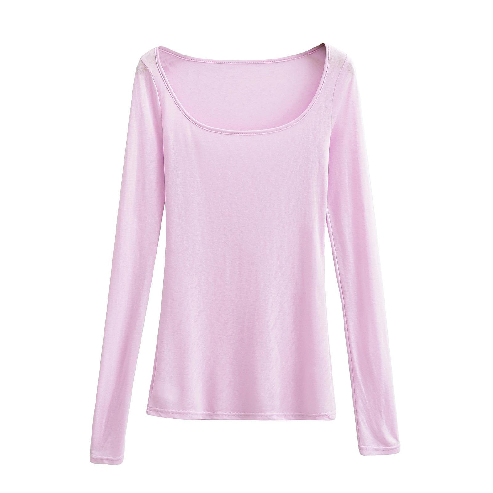 

Солнцезащитная рубашка Pure Desire Wind Tencel, легкая и тонкая футболка с длинным рукавом, женская летняя новинка 2025 года, американская футболка с кондиционером M розовый