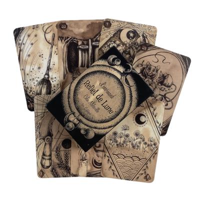 Reflet De Lune Lenormand Oracle Cards Tarot Divination Deck English Vision Edition Gra planszowa na imprezę