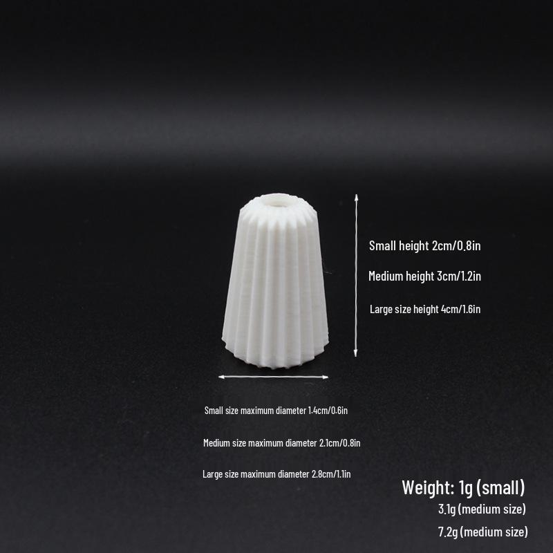 

Миниатюрная белая художественная ваза для декора кукольного домика Large