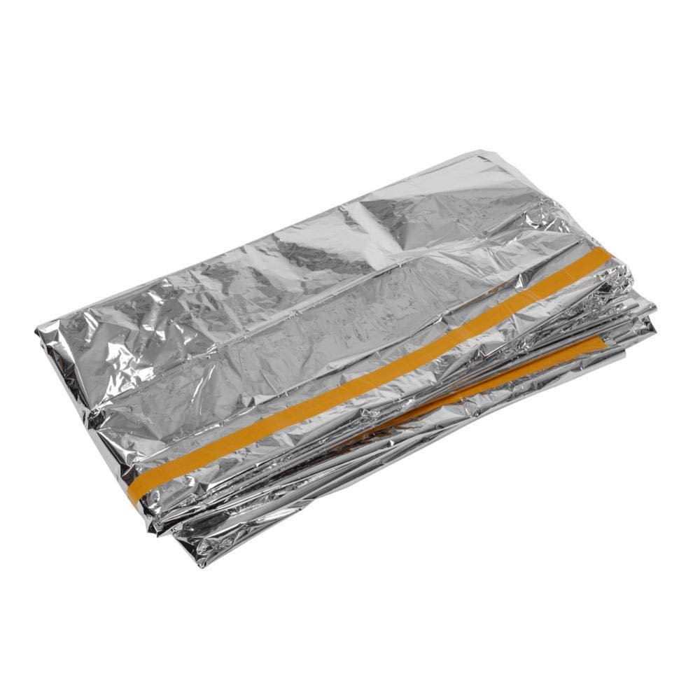 Dilwe Emergency Tent, Emergency Survival Tent, Waterproof, Cold and Windproof, Insulated, Maintains Body Temperature, Reflective, Foldable, Disaster