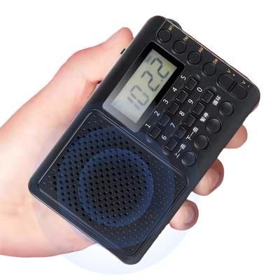 Portable FM/AM/SW Receiver with LED Screen Display Pocket Radio Support TF Card USB Drive Gifts for Seniors Elderly