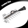 Garden Hoe Weeding Rake Manual Weeder Tool Handheld Hand Heavy Duty Weeds Puller Remover