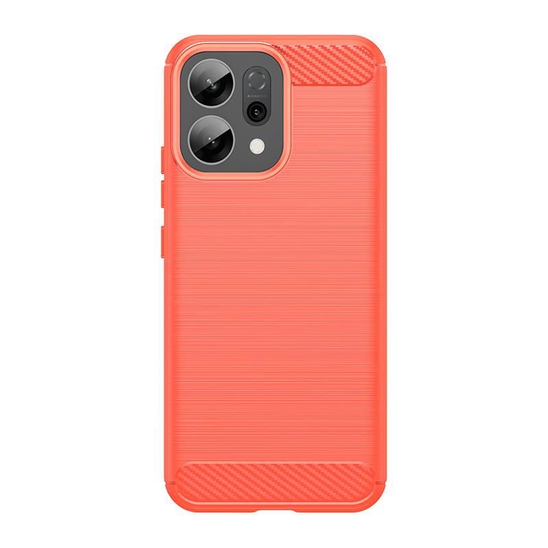 

For Reno 14 Case Cover Reno 14 Reno14 Capas New Phone Bumper Back Shockproof Coque Carbon Fiber Soft TPU For Fundas OPPO Reno 14 Oppo Reno14