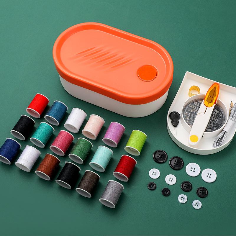 Sewing Box Storage Set Household Travel Portable Sewing Kit Hand Suture Sewing Tool Hand Sewing Storage Box