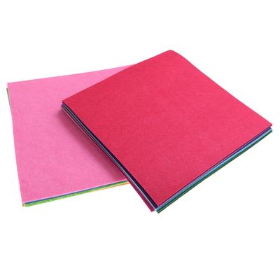 40pcs 10X15Cm Colorful Nonwoven Fabric Sheets Durable Craft Material For Kids Diy Art Projects Easy Cut Fold Glue Sew Staple
