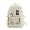 Schoolbag Korean version ins new high-value, fresh, sweet and cute, light schoolbag for junior high school students, pain bag backpack.