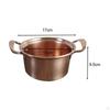 Olla de cobre de calentamiento rápido, práctica y multiusos para cocinar ramen en casa, ideal para fideos