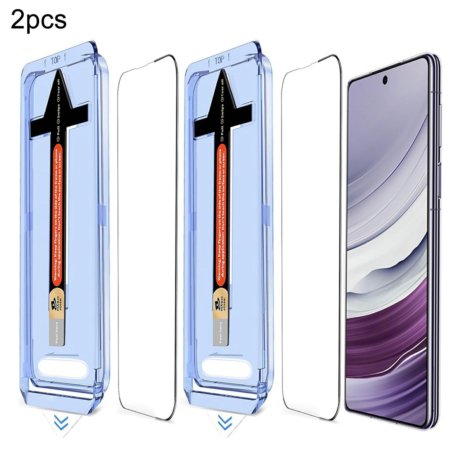 

2 Sets For Samsung Galaxy S25+/S24+ Tempered Glass HD Clear Screen Protector with Automatic Dust Removal Tool Type A