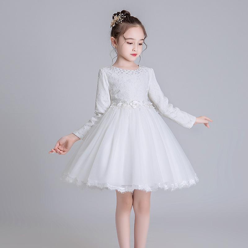 Girls Princess Tulle Formal Party Dress For Big And Little Kids Children