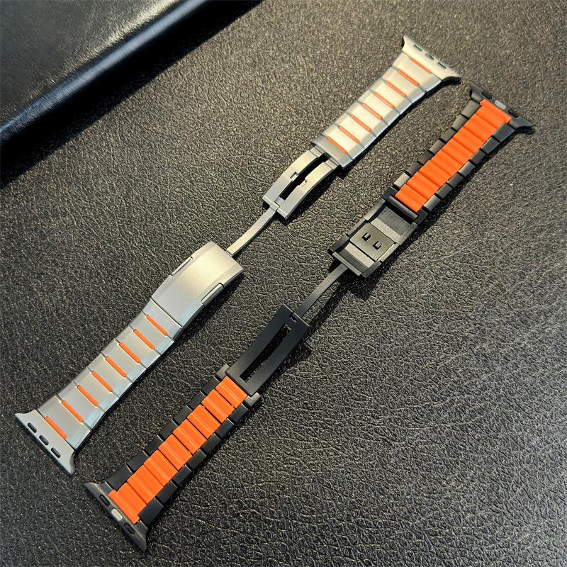 Stainless Steel Band For Apple Watch Ultra3/2 49mm 11 10 46mm 42mm 9 8 7 45mm 41mm Metal Quick Release Bracelet Strap iWatch 6 5 4 SE 44mm 40mm