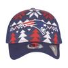 Casquette Trucker - New Era - New England Patriots - Motif Noël - Snapback réglable - Hiver