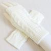 Women Winter Warm Fashion Knitted Arm Fingerless Gloves Outdoor Soft Touchscreen Mittens