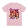 Rapper Sexy Red Pattern TShirt Unisexs Fashion Hip Hop Large Tshirt Casual Short Sleeve Tshirt Top Street Clothing