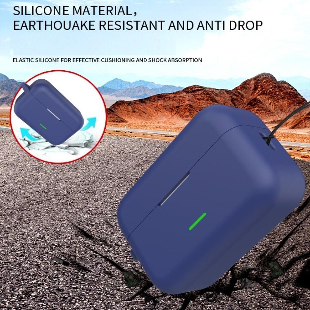Anti Drop Earphone Case with Carabiner Charging Box Sleeve for Realme Buds T500 PRO
