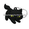 PVC Soft Rubber Cat Keychain Pendant - Cute Bag Accessory and Ornament