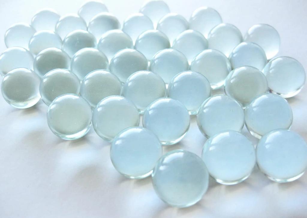 Camel Toys Marble, Made in Japan, Glass Marbles, 25-Pack [Clear Marble (Colorless, Transparent) B-Shaped Marbles, Approx. 30mm, 1 Bag (25 Marbles)]